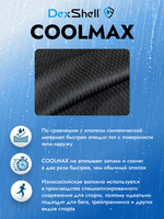 Водонепроницаемые носки Dexshell Mudder компрессионные черный/серый M (39-42)