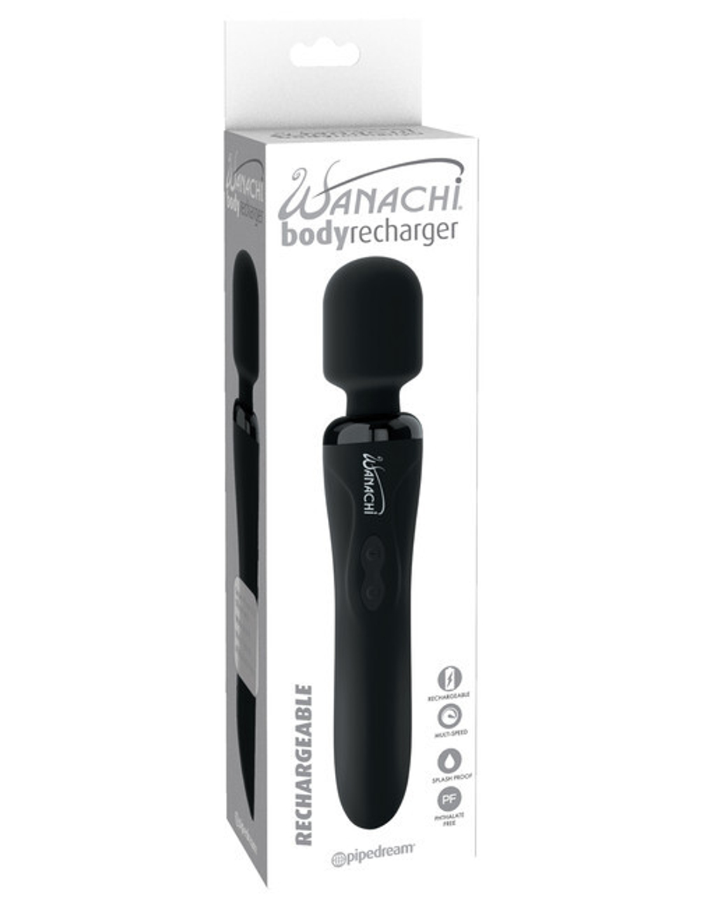Вибромассажер Body Recharger (Цвет: черный)