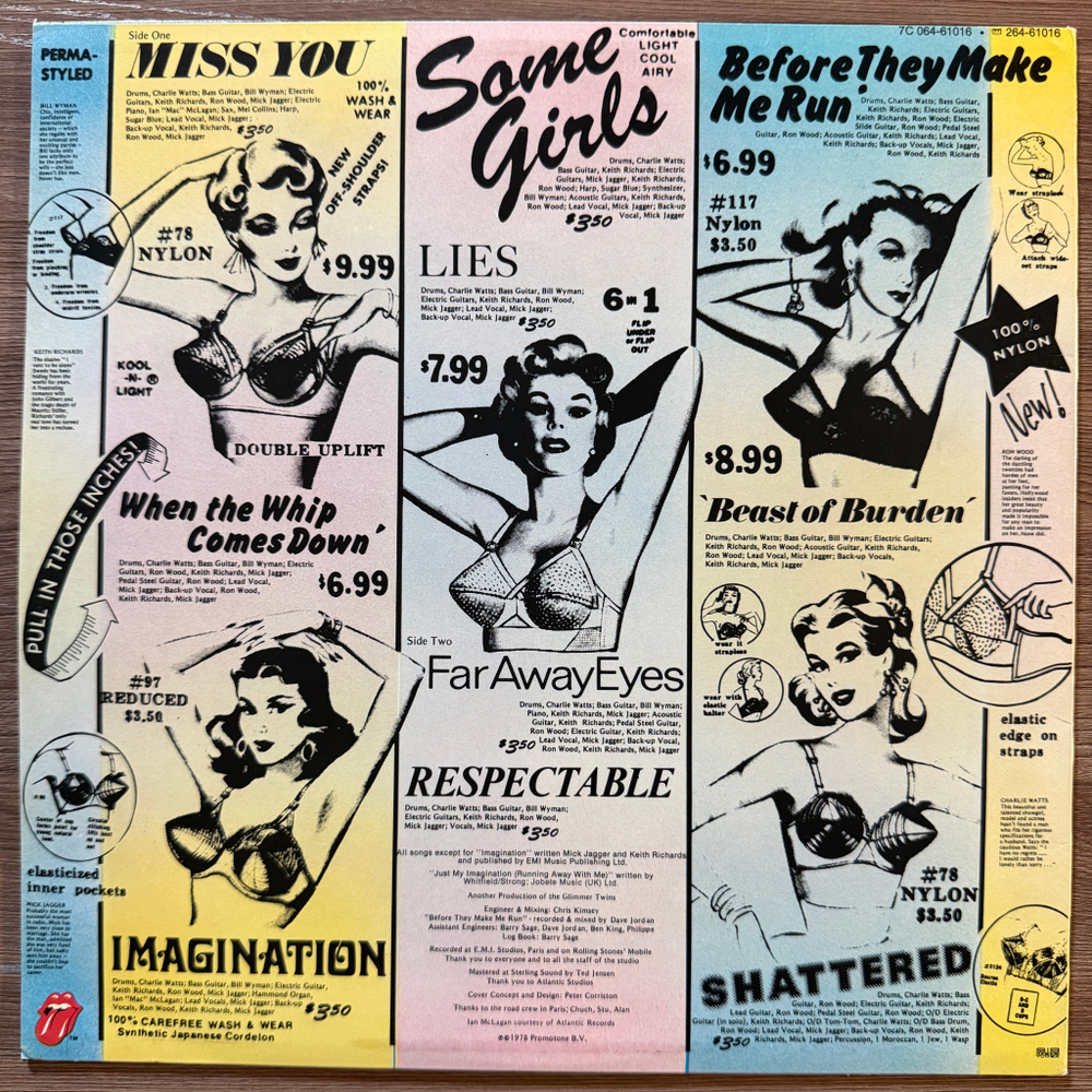 The Rolling Stones ‎– Some Girls (Швеция 1978г.)