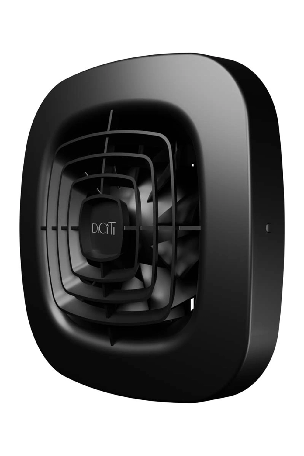 Вентилятор D100 AIR 4C Matt black metal обр.клапан DICITI
