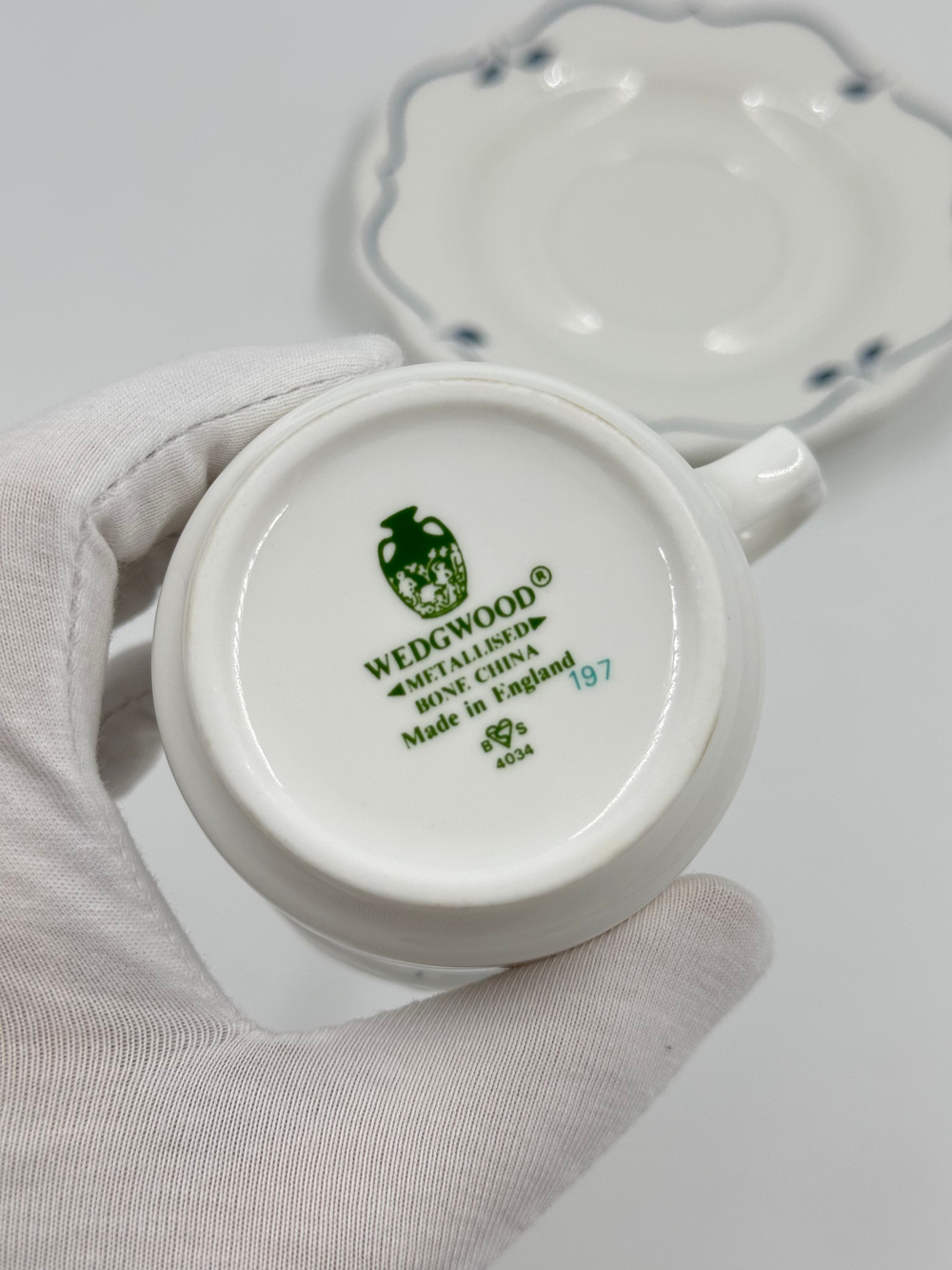 Кофейная пара Wedgwood Metallised