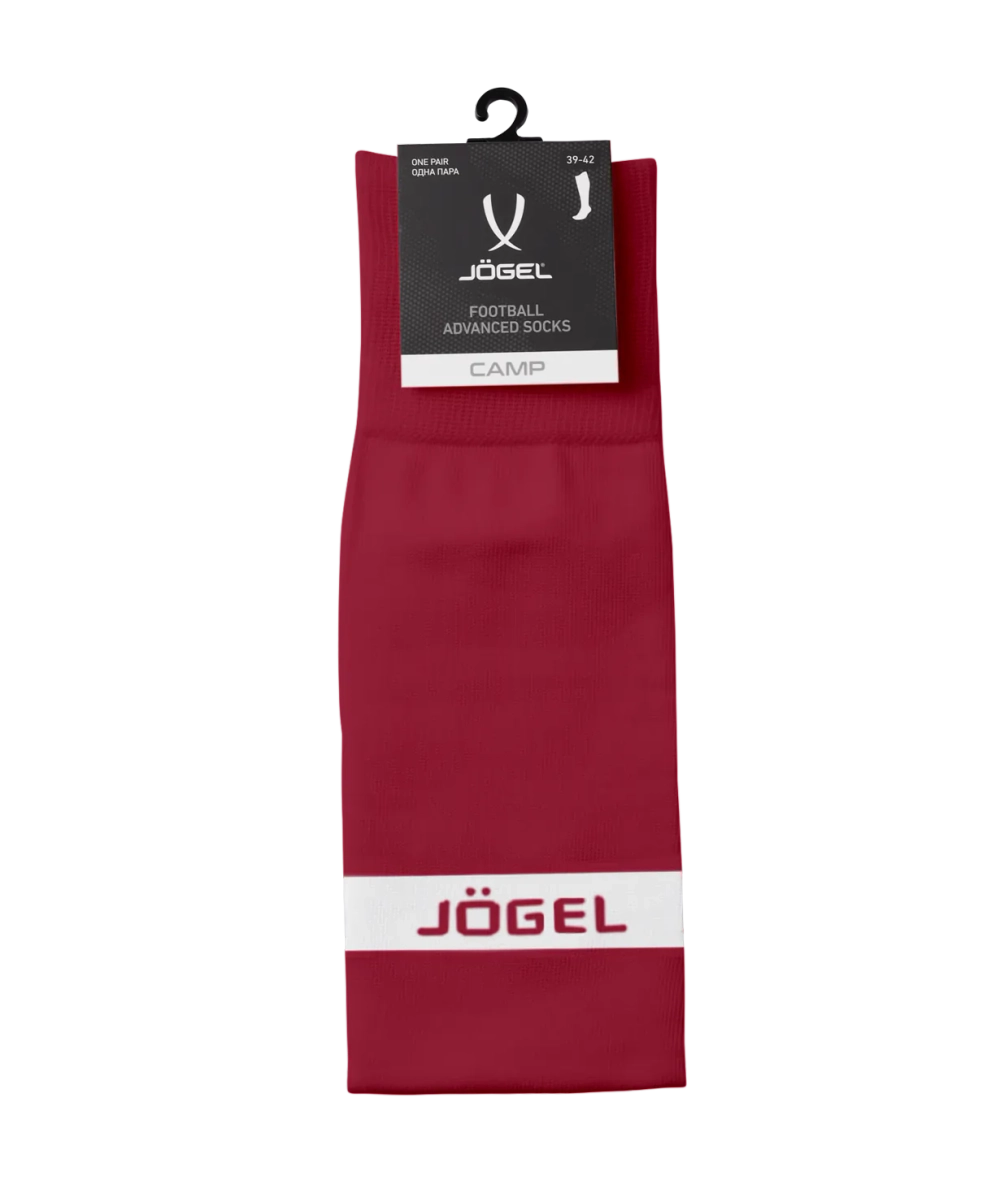 Гетры футбольные CAMP ADVANCED SOCKS, гранатовый/белый