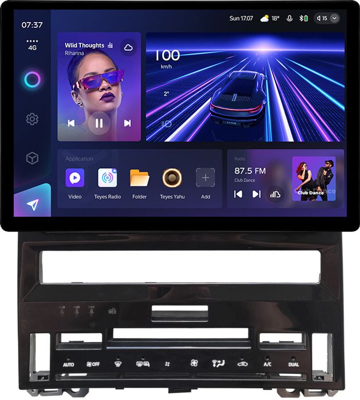 Магнитола для Toyota Avalon 5 2018-2022 (большая рамка) - Teyes CC3-2K монитор 13" 2K QLED на Android 10, Быстрая, 4G SIM-слот, CarPlay