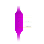 Гибкий вибростимулятор 65,5см для пар Pretty Love Dream Lovers Whip BI-014327-5