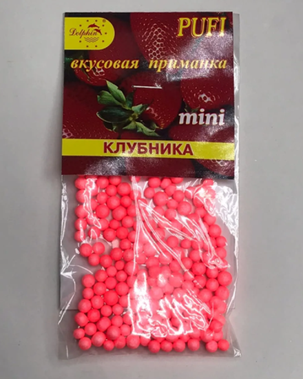 Пенопластовые пуффы Dolphin клубника