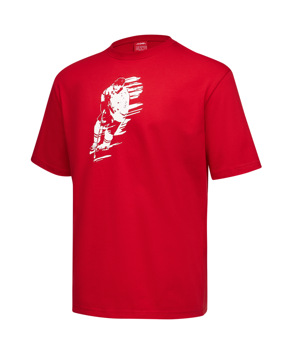 Футболка JOGEL Graphic Hockey Tee, красный