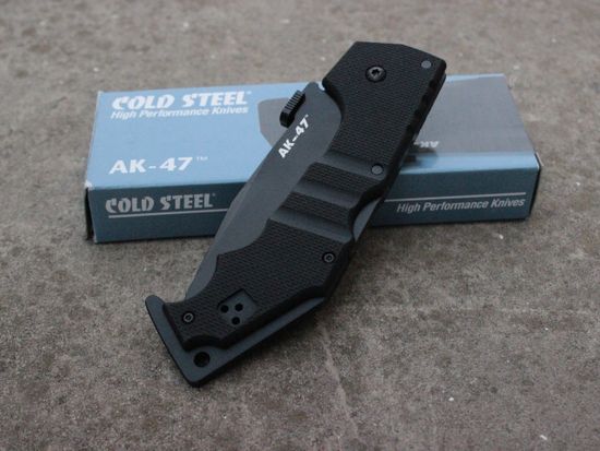 Складной нож Cold Steel 58M AK-47 c клинком из стали CPM-S35VN, рукоять G10