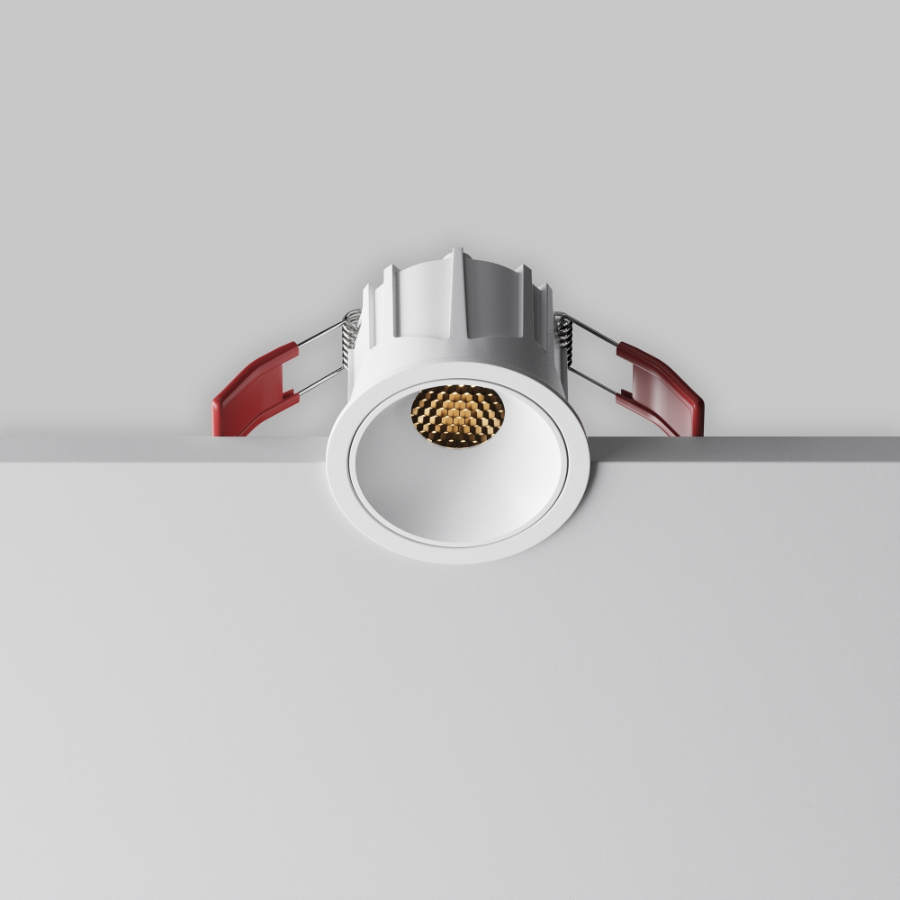 Встраиваемый светодиодный светильник Maytoni Alfa LED DL043-01-10W2.7K-RD-W