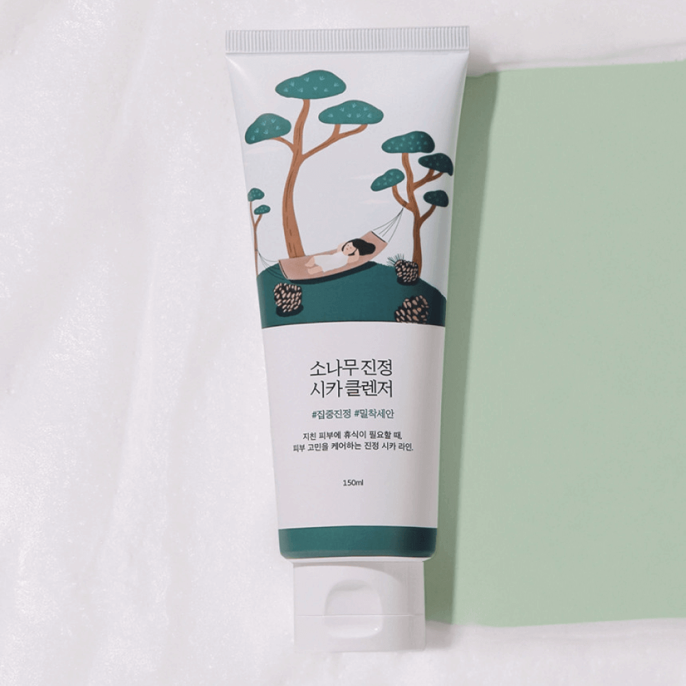 ROUND LAB Очищающая пенка с экстрактом сосны и центеллы Pine Calming Cica Cleanser (150 мл)