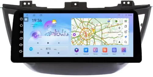 Магнитола для Hyundai Tucson 3 2015-2018 (без штатной КЗВ, рамка черная) - FarCar S500-TS18 монитор 12.3" 2K QLED на Android 14, Быстрая, CarPlay, 4G SIM-слот
