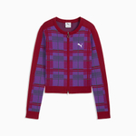 Женский кардиган T7 Tartan из ткани темного цвета - PUMA