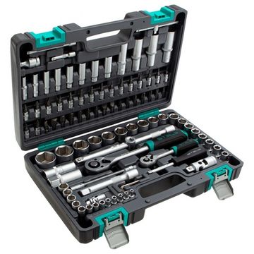 Набор инструментов, 1/2", 1/4", CrV, пластиковый кейс 94 предмета Stels 14106