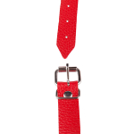 Кляп-шар 4см с красным кожаным ремешком Sitabella BDSM Accessories 3091-2