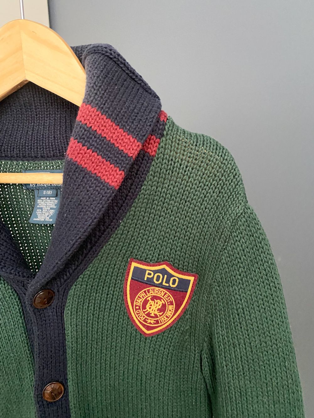 Хлопковый кардиган Ralph Lauren, 128