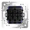 Механизм выключателя трехклавишного Voltum S70 VLS0301M