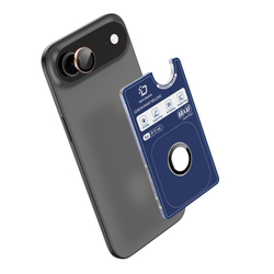 Защитное стекло на объективы камеры для iPhone Air, серия HAWK Series от Dux Ducis, рамки из алюминия золотистого цвета (Light Gold)
