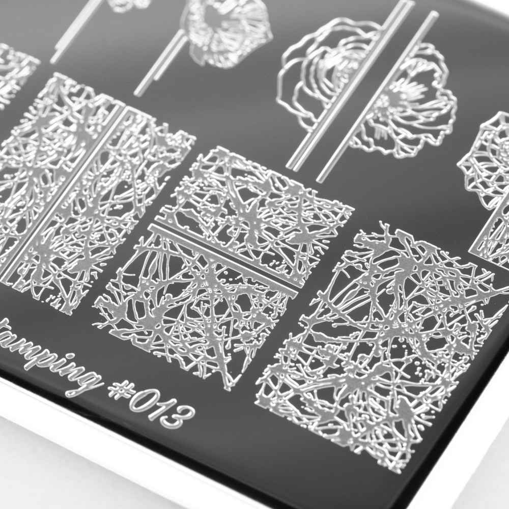 Swanky Stamping, Пластина Arti for you with Swanky Stamping 013 цветы