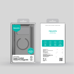 Чехол тонированный c MagSafe для Xiaomi Poco F8 Ultra и Redmi K90 Pro Max, серия Super Frosted Shield Pro Magnetic (Clear version) от Nillkin