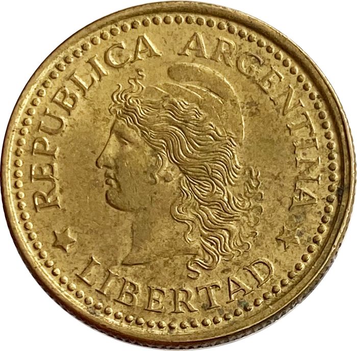 20 сентаво 1970-1976 Аргентина XF