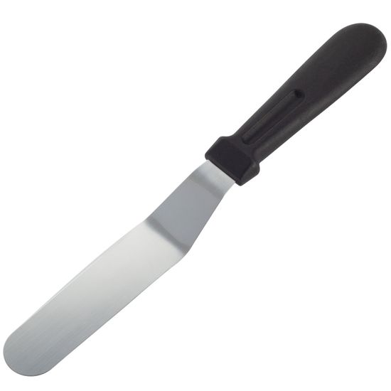 Лопатка-шпатель кондитерский 15 см. Kamille KM 7823 из нержавеющей стали с пластиковой ручкой