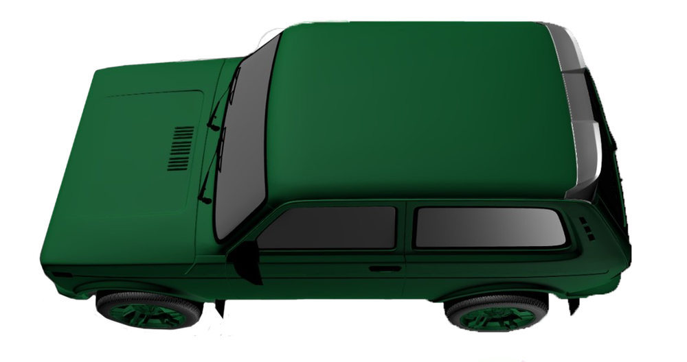 Спойлер Нива для 4x4/Легенд аэродинамический 'Космос'