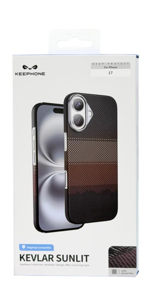 Накладка для i-Phone 17 Keephone Kevlar Sunlit MagSnap