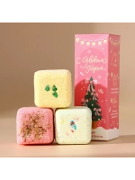 Бомбочки для ванны с добавками, 3×70 г