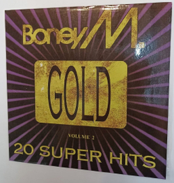 Винтажная виниловая пластинка Boney M. Gold (20 Super Hits). Volume 2 (Russia 1993)