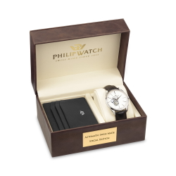 Подарочный набор: Philip Watch часы и бумажник