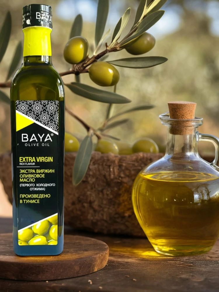 Масло оливковое Baya Extra Virgin холодный отжим 1 л x 2 шт