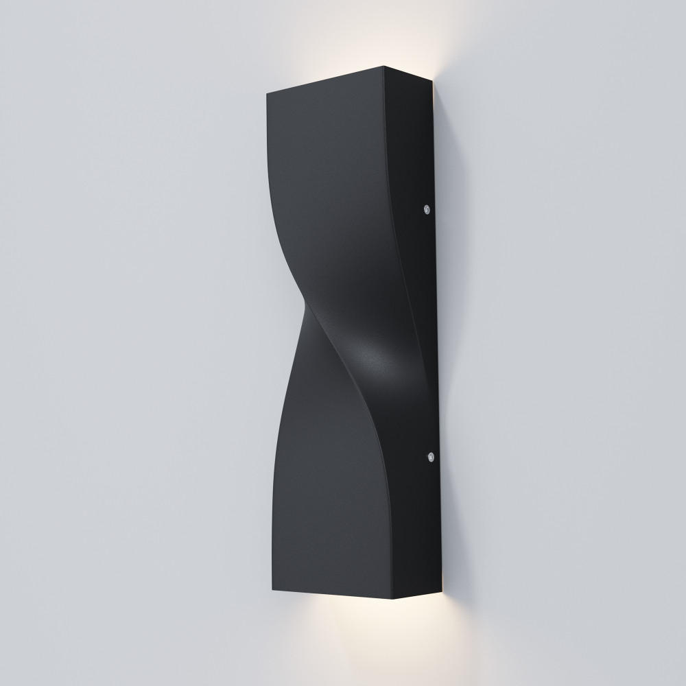 Уличный настенный светодиодный светильник Maytoni Twist O040WL-L11B3K