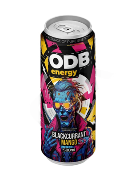 Цена на Напиток ODB Energy - Blackcurrant Mango 500 мл Купить Напиток ODB Energy - Blackcurrant Mango 500 мл
