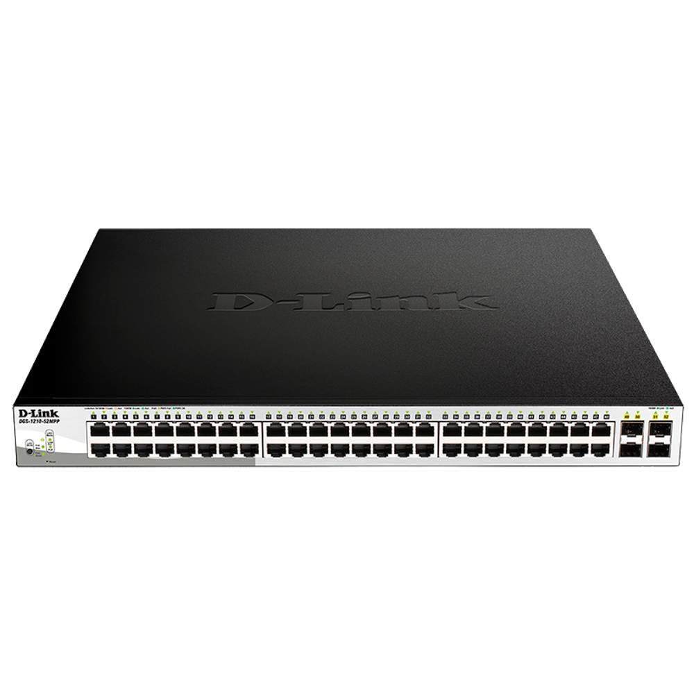 Сетевой коммутатор D-Link DGS-1210-52MPP/E2A
