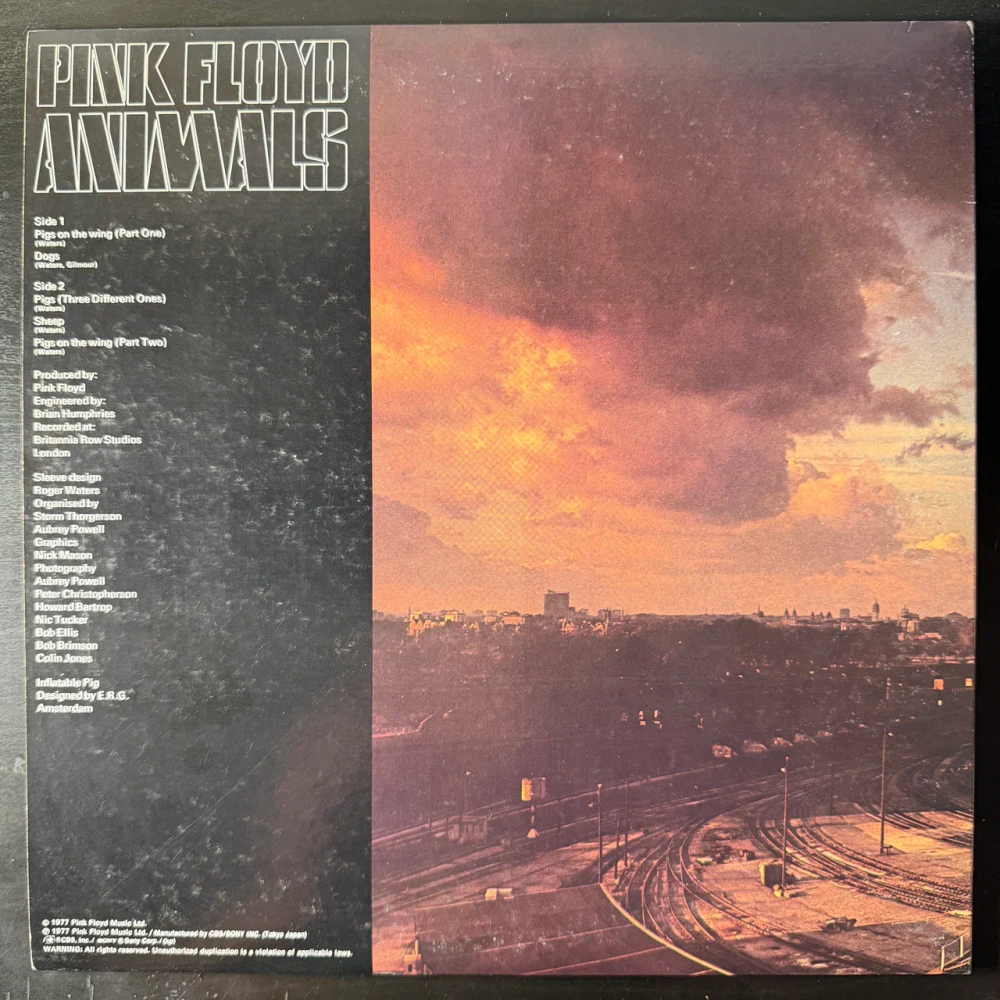 Pink Floyd - Animals (Япония 1977г.) Т