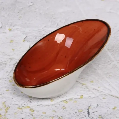 Салатник керамический «Corsica orange» 12*6*5см