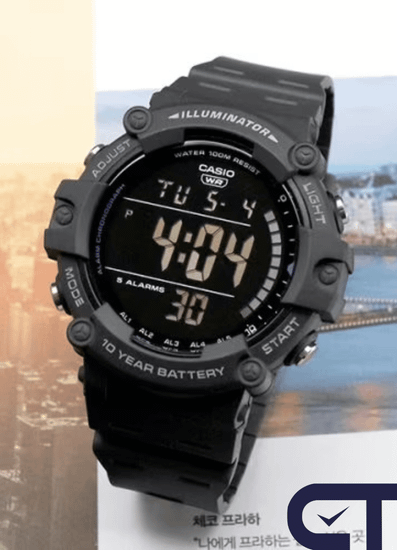 Casio AE-1500WH-8B — мужские электронные часы