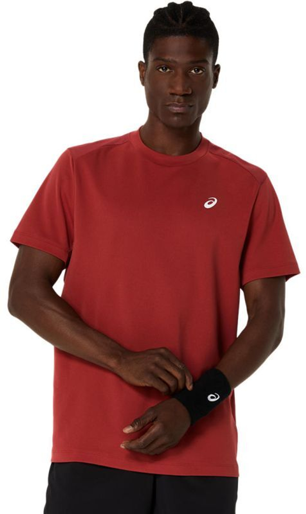 Мужская теннисная футболка Asics Court Short Sleeve - Коричневый