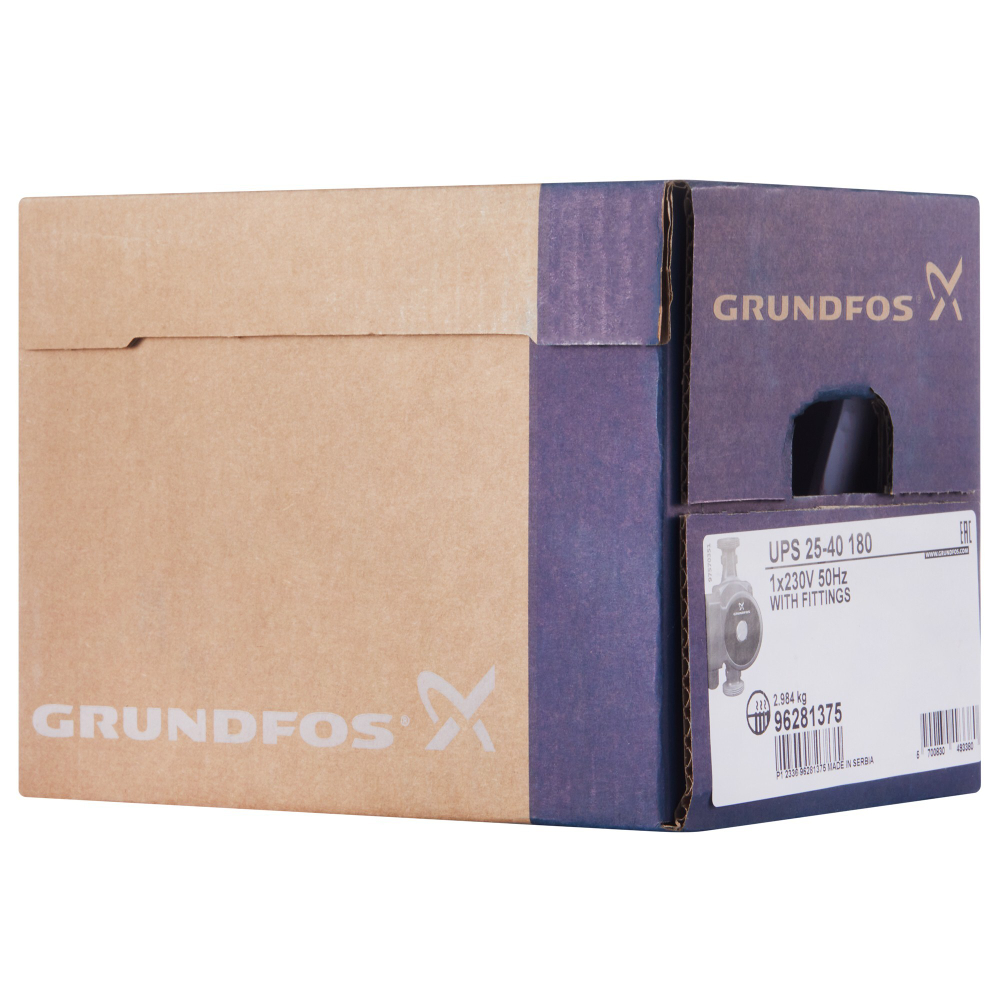 Насос циркуляционный Grundfos UPS 25-40