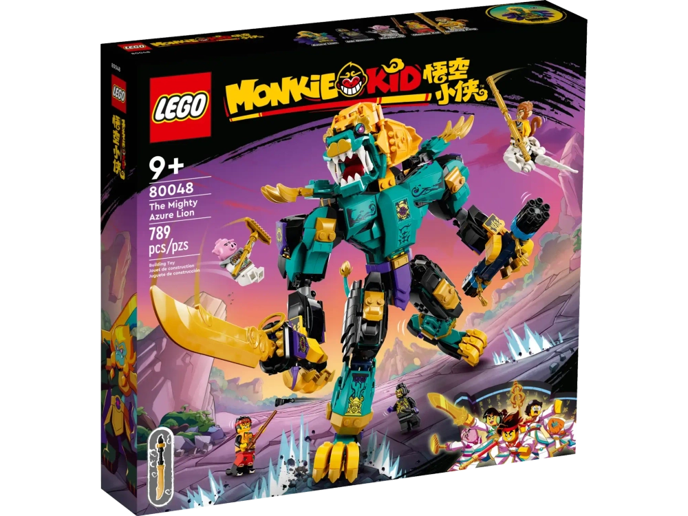 Конструктор LEGO Monkie Kid 80048 Могучий Лазурный Лев