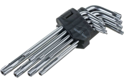 Набор Г-образных ключей torx Сервис Ключ 9 предметов PROFFI 76435