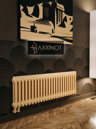 Axxinot Sentir 2040 - двухтрубный трубчатый радиатор высотой 400 мм, нижнее подключение, палитра RAL