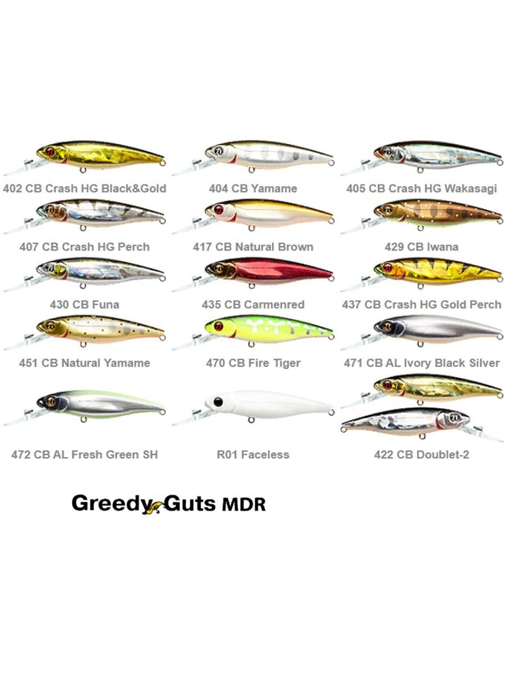 Воблер для рыбалки Pontoon21 Greedy-Guts 55SP-MDR, 55мм, 4,2 гр., 1.2-1.7 м., цвет 429
