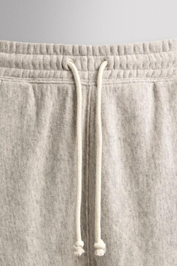 ZARA ДЖОГГЕРЫ RELAXED FIT, СЕРЫЙ МЕЛАНЖ