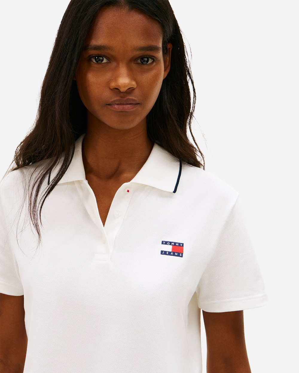 Поло женское TOMMY JEANS TJW CRP BADGE SS POL