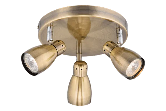Светильник Sfera Sveta 8749-03/P302 AB, 3×15 Вт, бронзовый