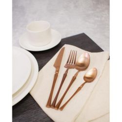 Вилка столовая 21 см матовая цвет медь PVD 1920-Copper P.L. [12]