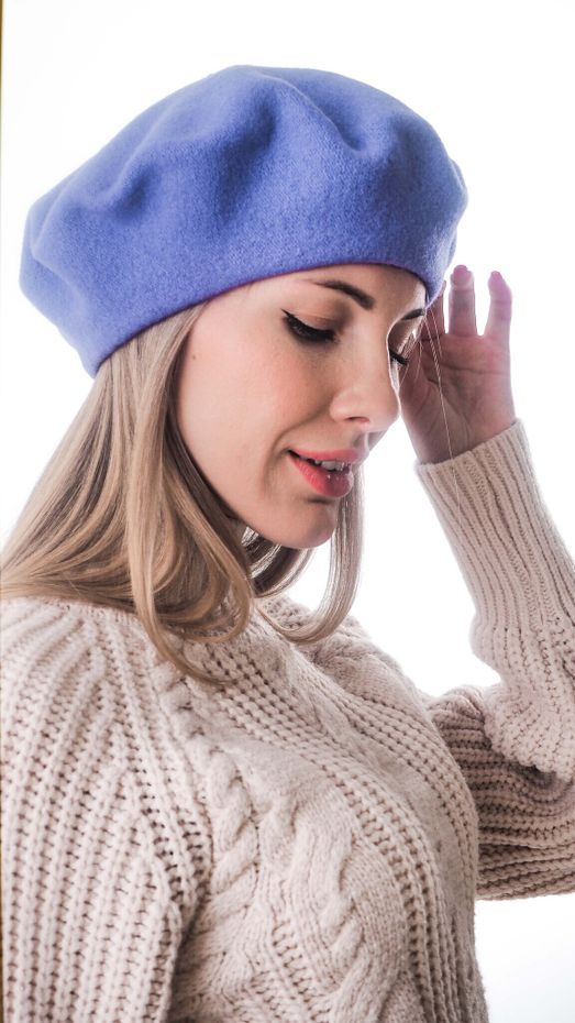 Берет 11,5 Tonak (888 Лаванда / 58 / 0.3 / 30х30х6)