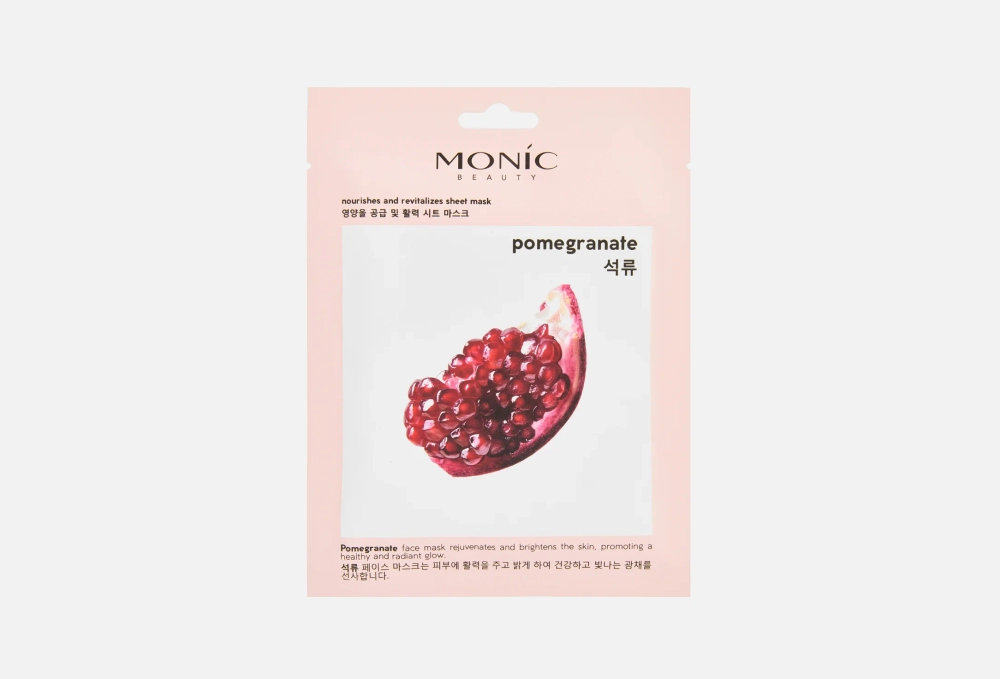 Monic Тканевая маска Гранат 25мл