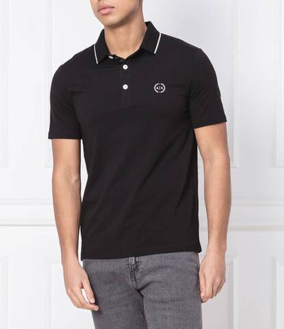 поло Armani Exchange - черный(8NZF70 Z8M9Z)