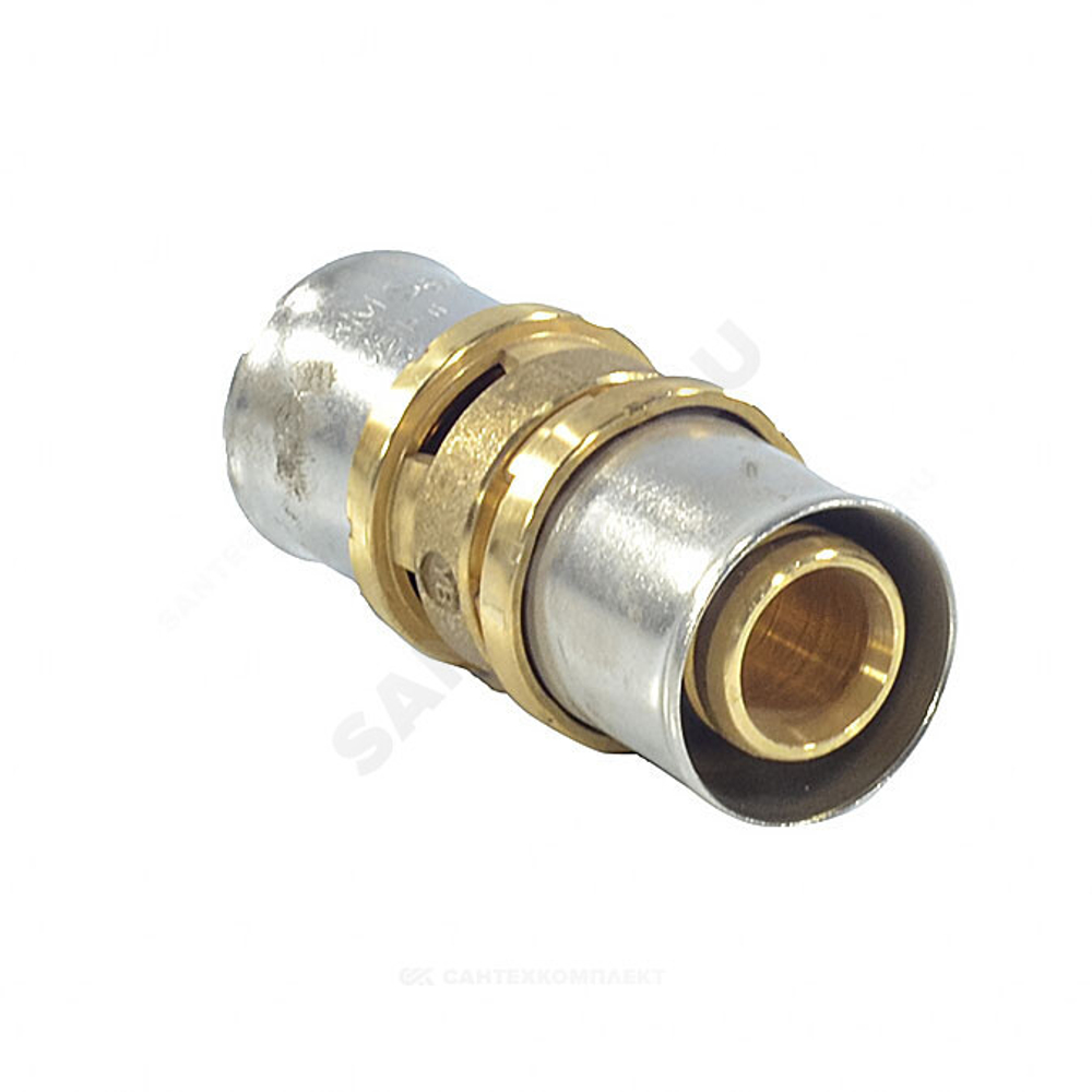 Муфта для МП/PE-X труб латунь пресс Дн 20 RM102 Giacomini RM102Y007